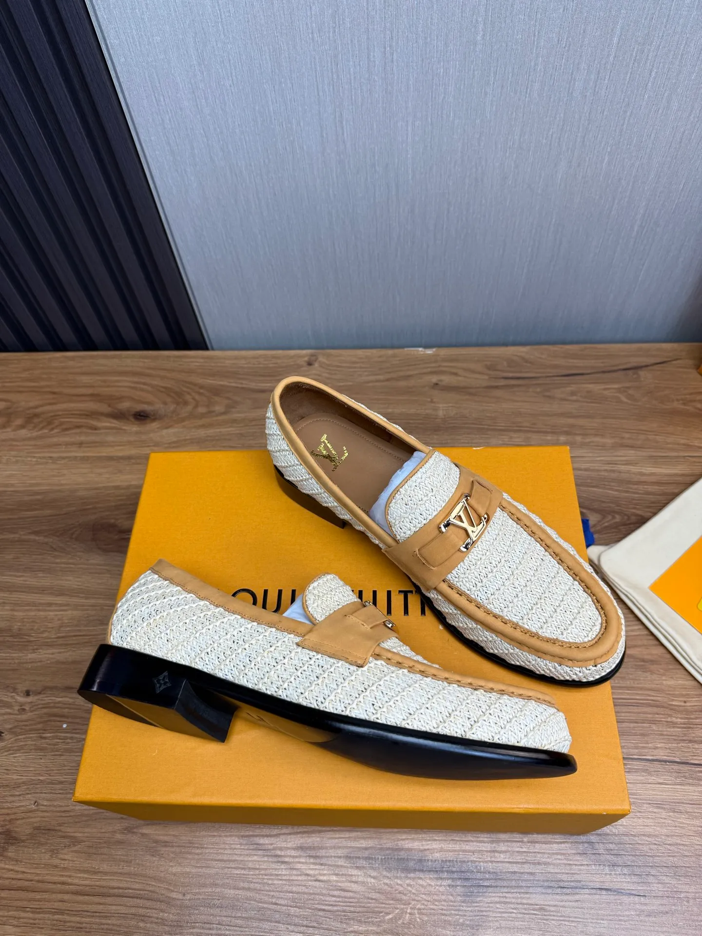 Factory 680💰 LV. Men's business casual leather shoes, all made of imported original brand leather, just to create a more comfortable wearing experience, original non-slip and wear-resistant outsole ✔️16-45 (38.45 non-returnable)